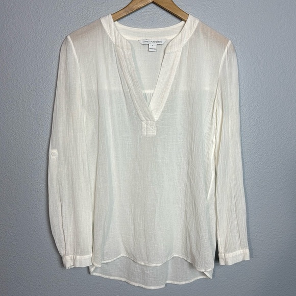Diane von Furstenberg Long Sleeve‎ Shirt - Picture 1 of 8